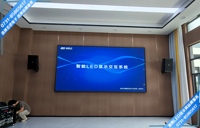邵陽(yáng)隆回縣某企業(yè)智能會(huì)議室LED顯示屏